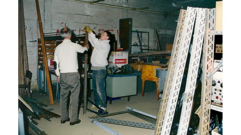 Erecting Racking (Longannet Power Station)